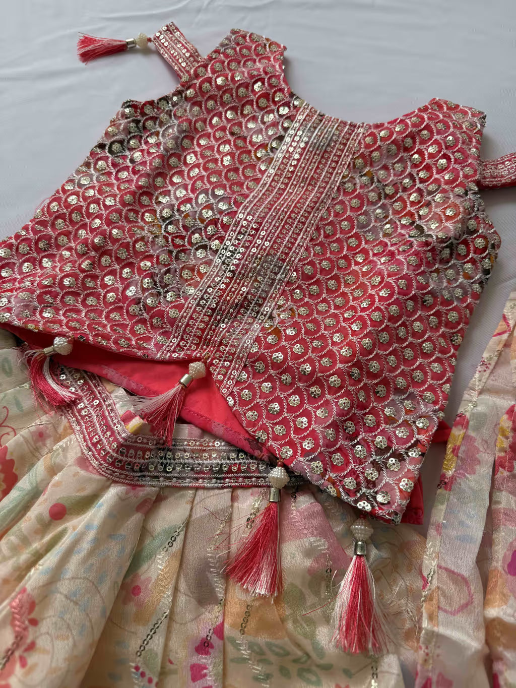 Magenta Colour kurta Dothi Set