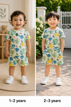 Cream Unisex Kids Co-ord Set