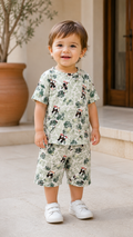 Sage Green Unisex Kids Co-ord Set