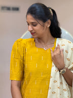 Yellow Raw Silk - 3204