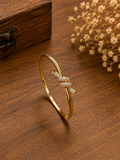 Crystal Knot Gold Bracelet - 3379