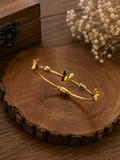 Butterfly Charm Gold Bracelet - 3399
