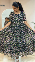 Black Geogertte Maxi - 3097