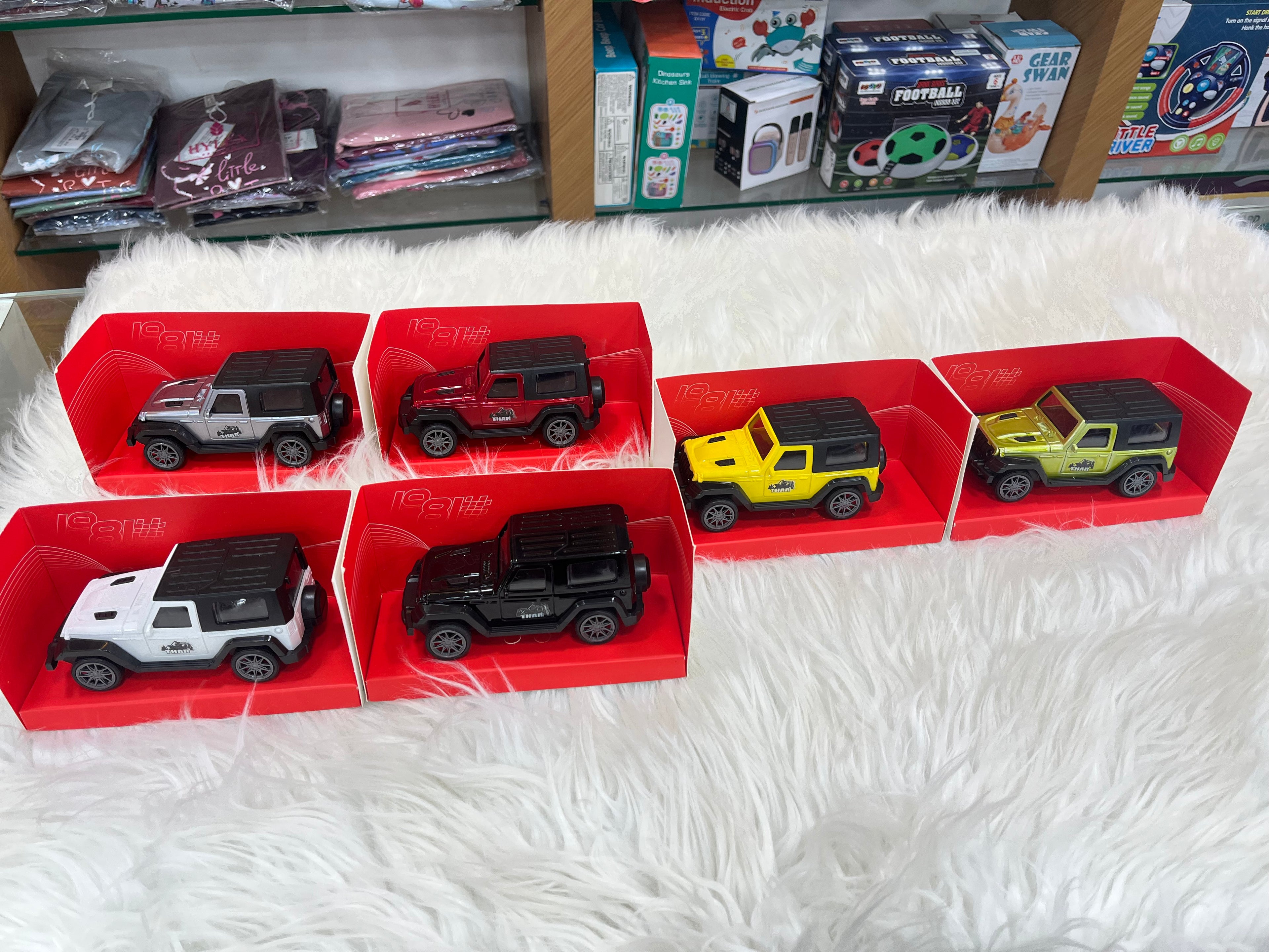 THAR- Metal Pull Back Cars -Pack of Six