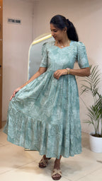 Piata Green Rayon Maxi - 2961