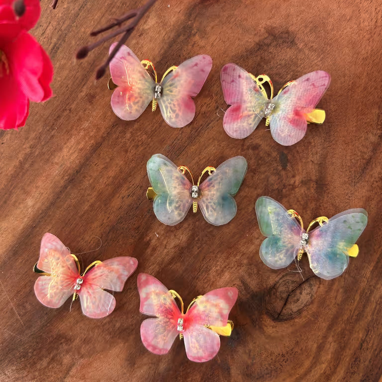 Sparkly Butterfly Hair Clip