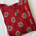 Maroon Colour Feeding Kurti