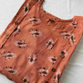 Peach Colour Zipped Feeding Kurti