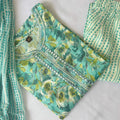 Aqua Blue Kurti Set