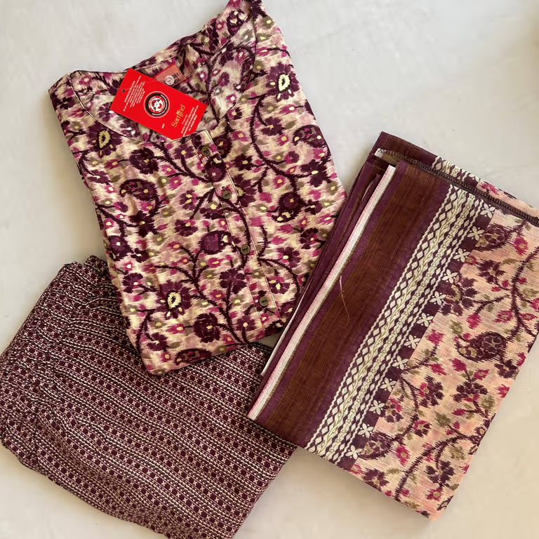 Maroon Shades Kurti Set