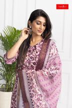Maroon Shades Kurti Set