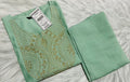 Pastel Mint Green Kurti Set