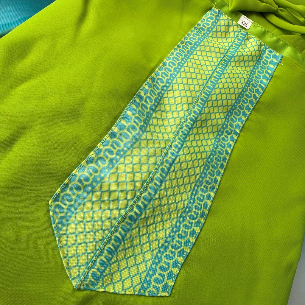Bright Green Kurti And Dupatt Set