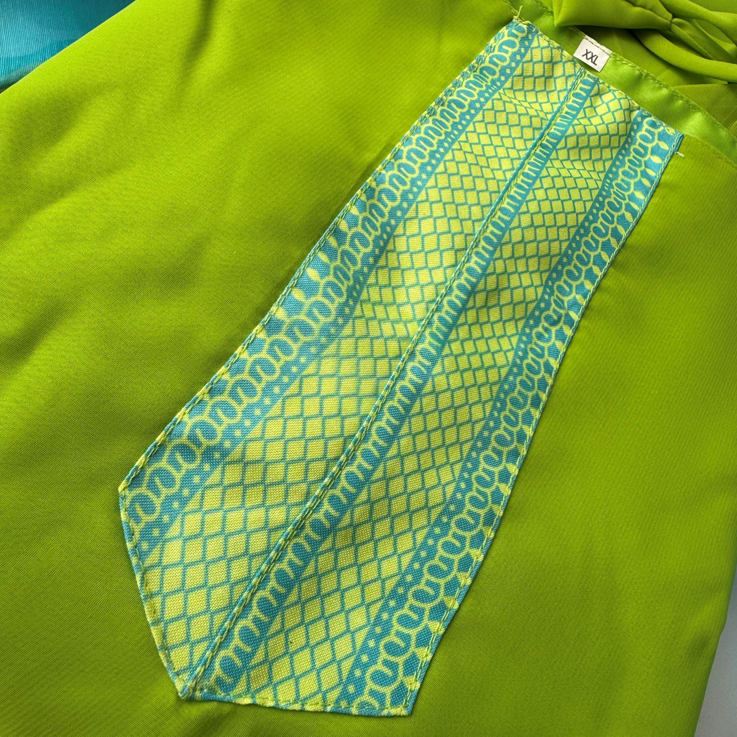 Bright Green Kurti And Dupatt Set