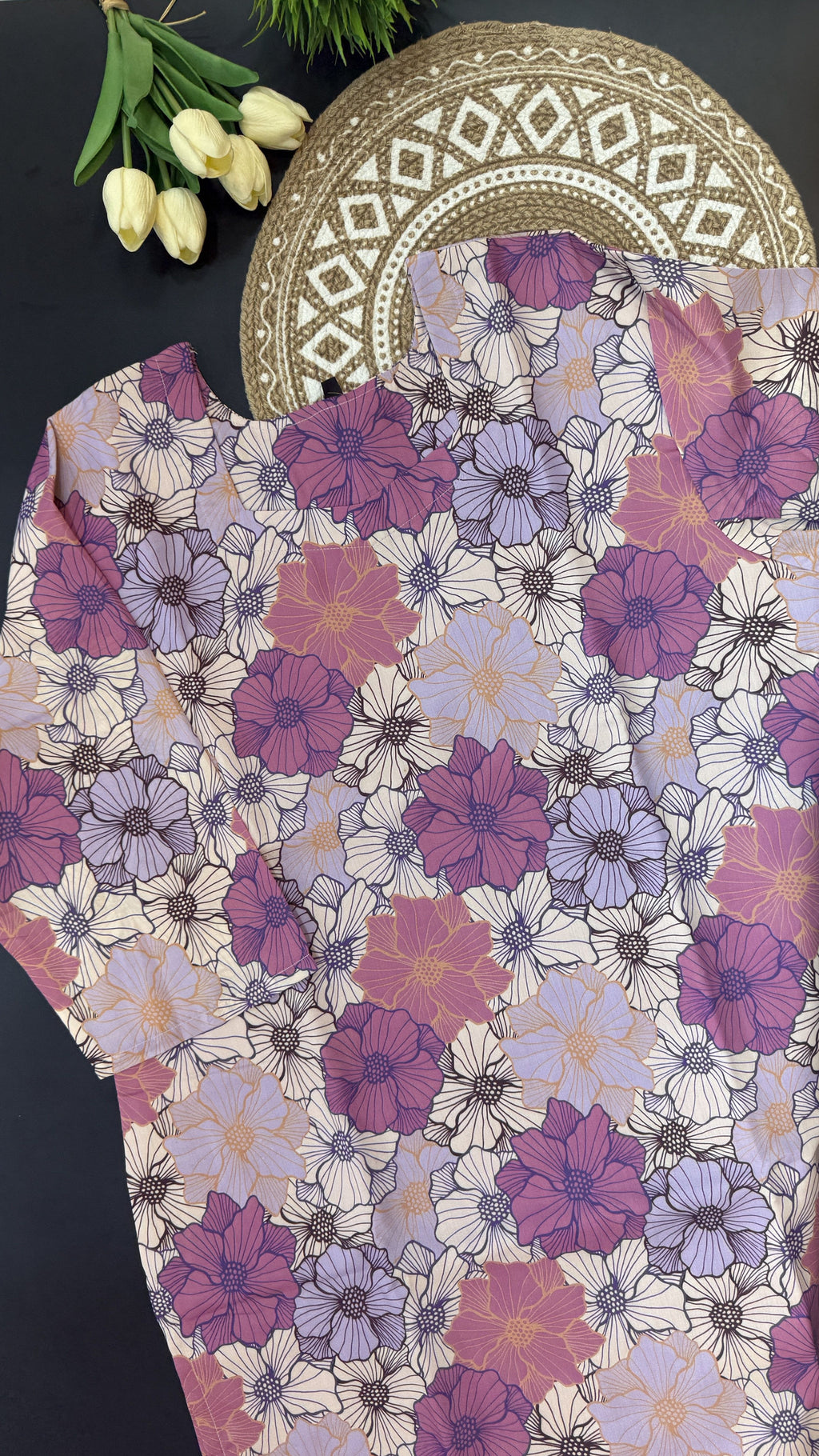 Blossom Garden Muslin Kurti