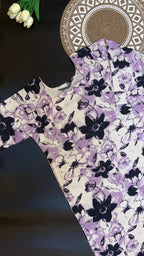 Lavender Bloom Art Kurti