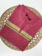 Rosewood Elegance Kurti -(2676)