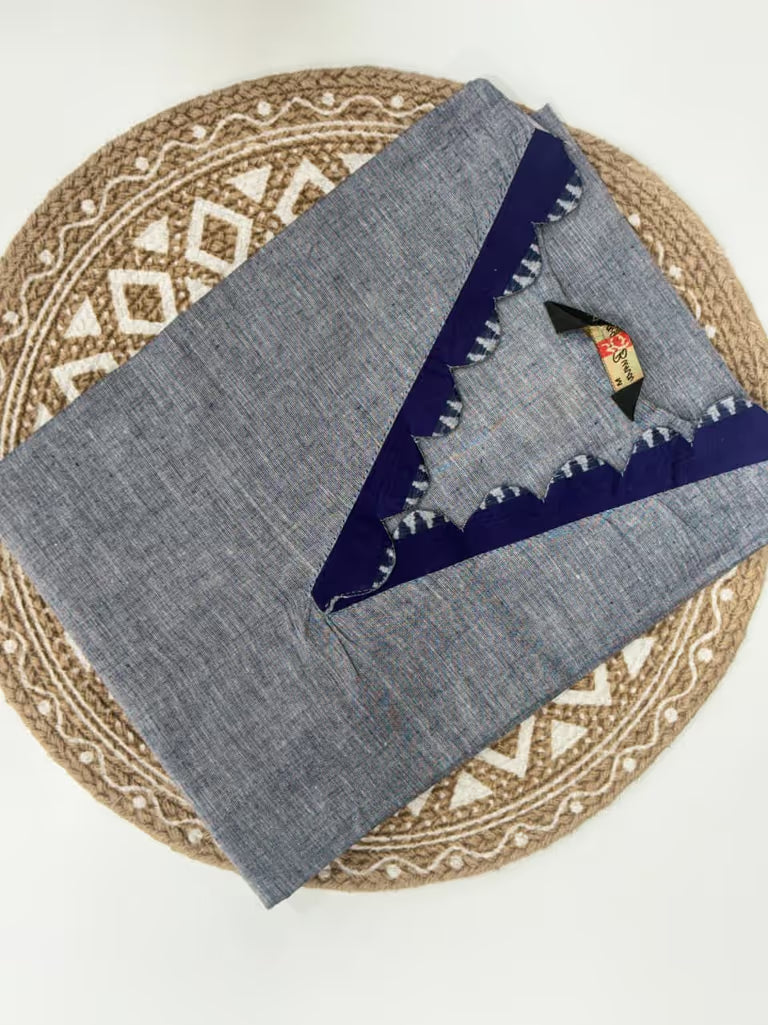 Slate Blue Harmony Kurti -(2676)