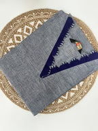 Slate Blue Harmony Kurti -(2676)