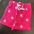 Bright Pink Polka Dot Pattern Kid Unisex Short