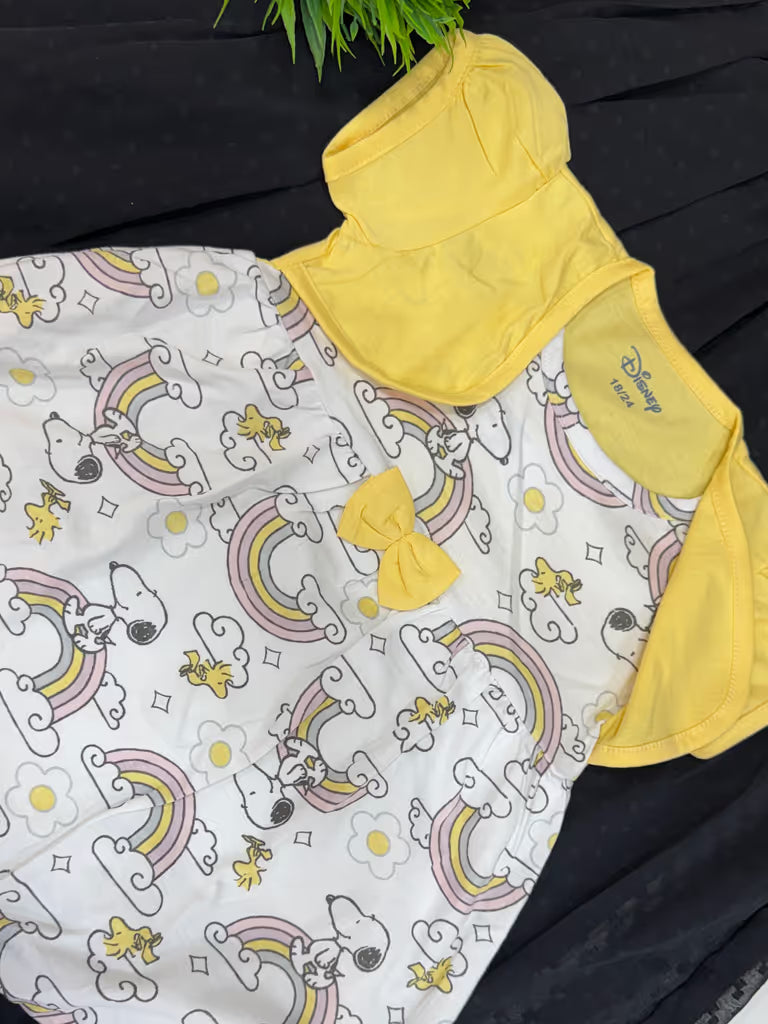 Sunny Snoopy Balloon Frock