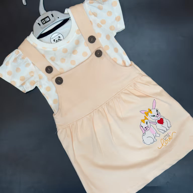 Bunny Love Dungaree Dress