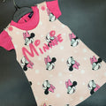 Minnie Blush Dungaree Dress