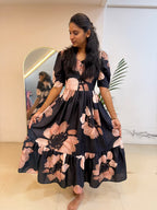 Midnight Petals Maxi