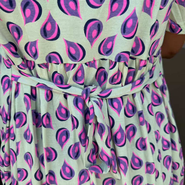Light Green Paisley Print Non Feeding Maxi