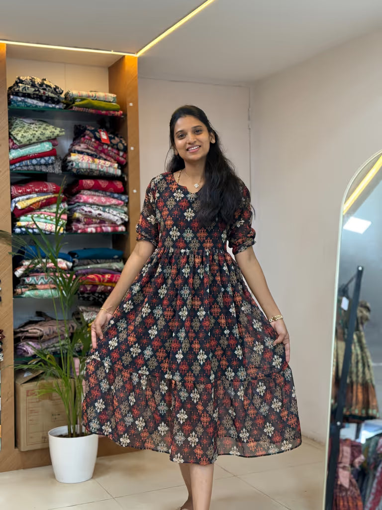 Rustic Noir Maxi -(2643)