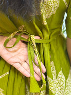 Olive Maple Print Maxi