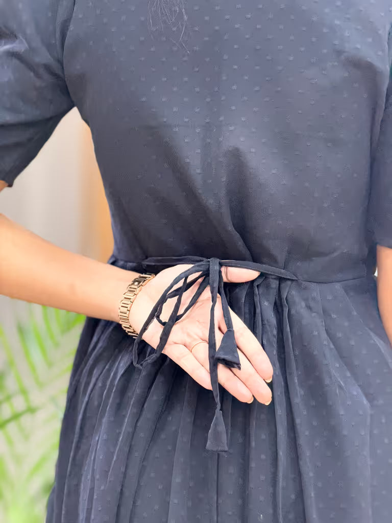 Midnight Elegance Tiered Maxi-(2631)