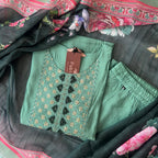 Sage Green Color Kurti Set