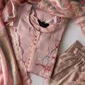 Muted Pink Shade Kurti Set