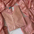 Soft Pastel Pink Shade Kurti Set