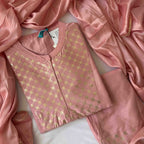 Soft Pastel Pink Shade Kurti Set