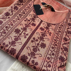 Light Pastel Pink Shade Kurti Set