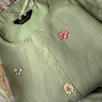 Olive Green Kurti Set