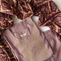 Soothing Opera Mauve Shade Kurti Set