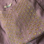 Soothing Opera Mauve Shade Kurti Set