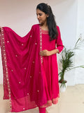 Gulabi Gold Embroidered Salwar Set