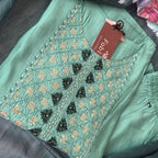 Sage Green Color Kurti Set