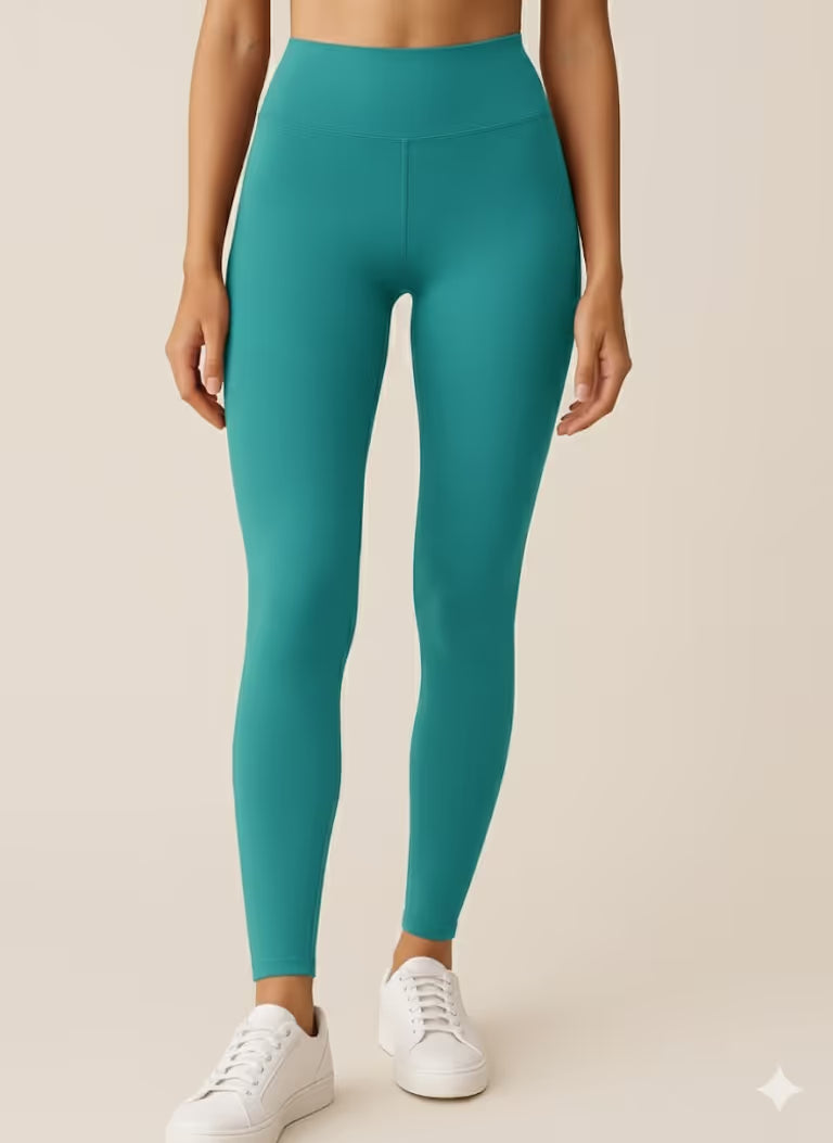 Sky Blue Full Length Leggings