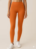 Orange Full Length Leggings