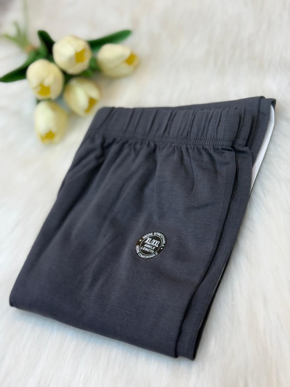 Elephant grey Angle Length Leggings