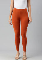 Rust brown Angle Length Leggings