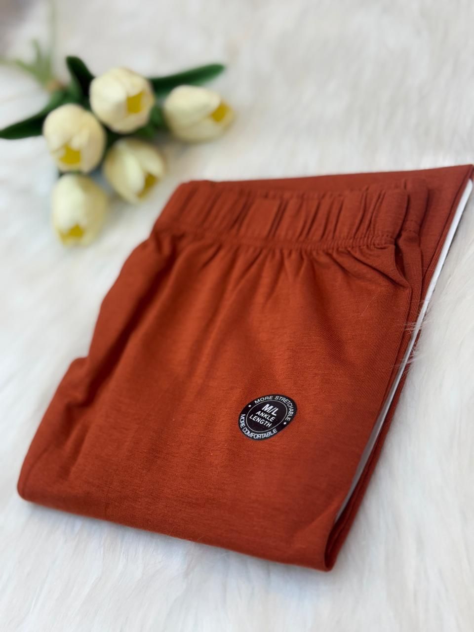 Rust brown Angle Length Leggings