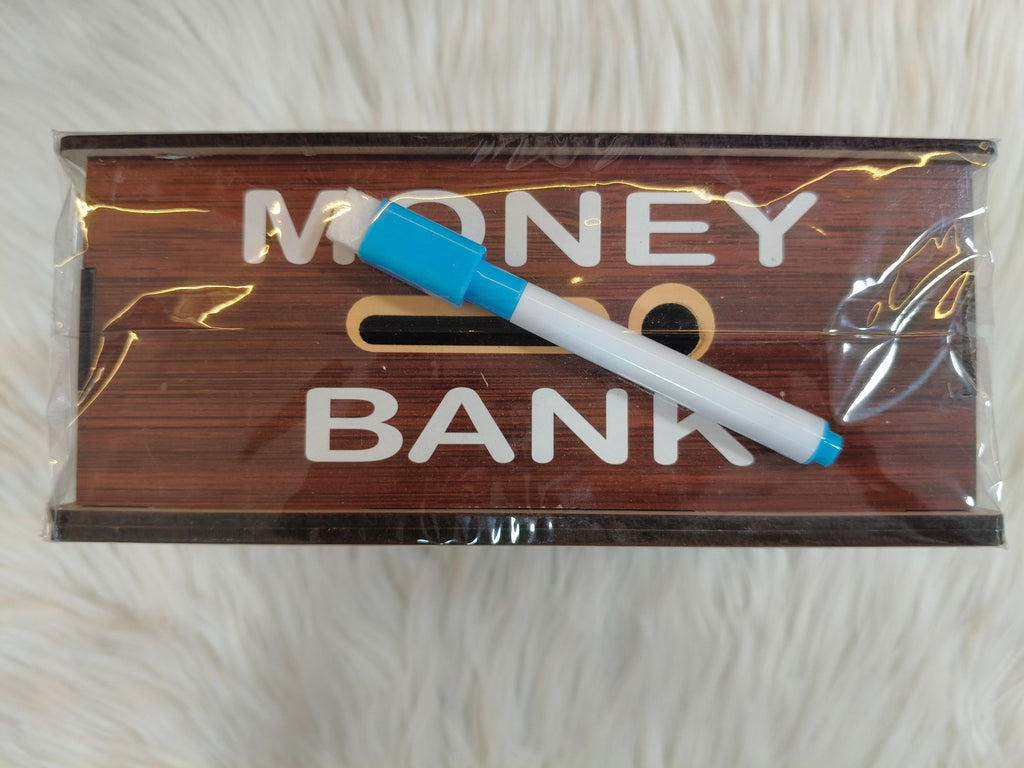 Wooden Money Bank