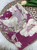 Mauve Floral Kurti  - 3166