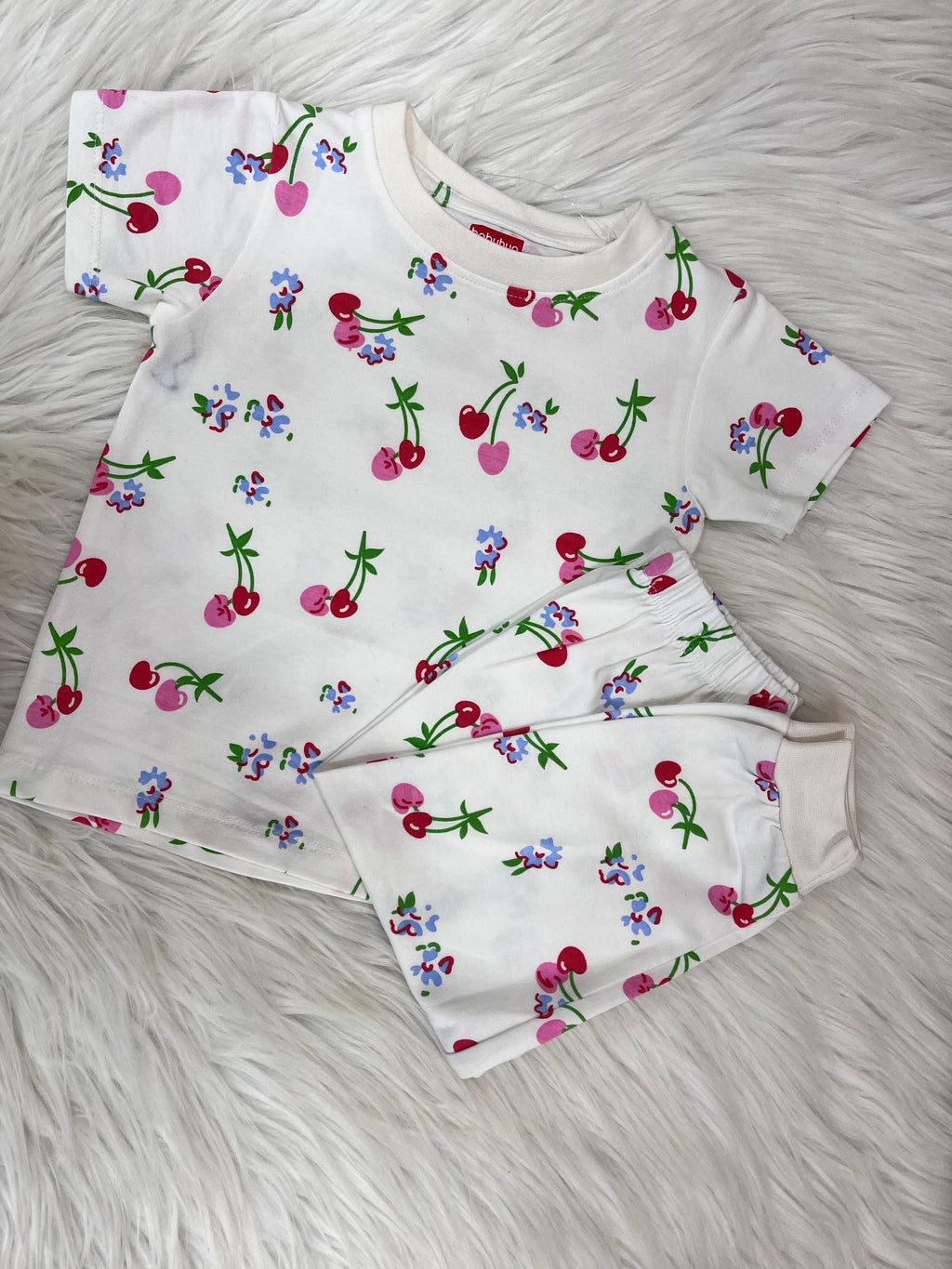 White Cherry Unisex Co-ord Set - 3332